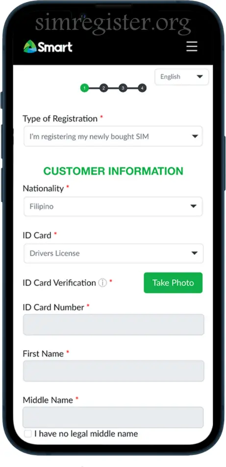 Smart Sim Registration